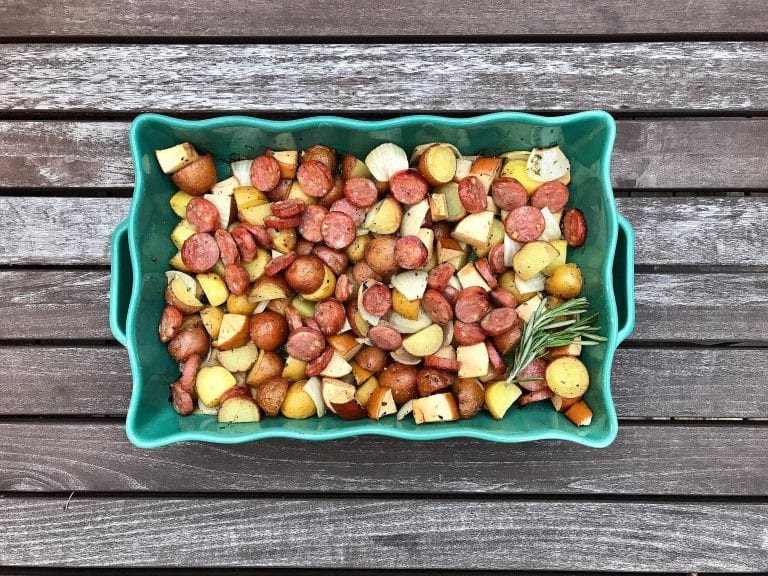 roasted rosemary sausage and potatoes