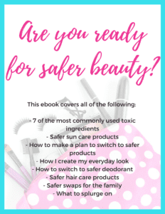 Safer beauty products ebook