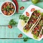 Whole 30 Shredded Beef Tacos with Pico de Gallo