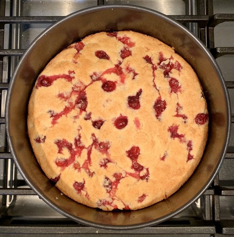 Gluten Free Cranberry Almond Cake