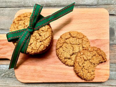 Gluten Free Ginger Molasses Cookies