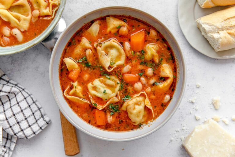 Italian Sausage and Tortellini Soup