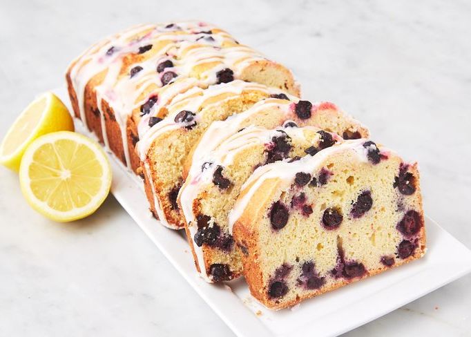 Gluten Free Lemon Blueberry Loaf