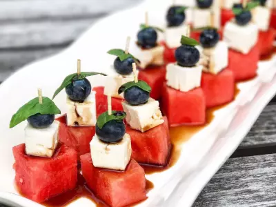 Fruit & Feta Kabobs