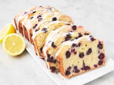 Gluten Free Lemon Blueberry Loaf